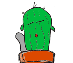 Mr. cactus sticker #5449931