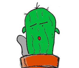 Mr. cactus sticker #5449931