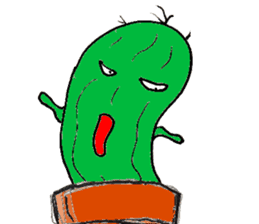 Mr. cactus sticker #5449932
