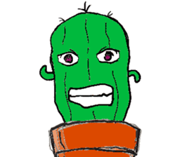 Mr. cactus sticker #5449933