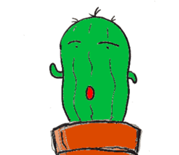 Mr. cactus sticker #5449934