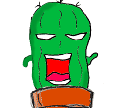 Mr. cactus sticker #5449935