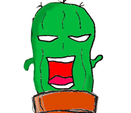Mr. cactus sticker #5449935