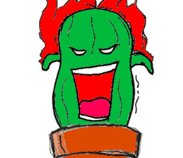 Mr. cactus sticker #5449936