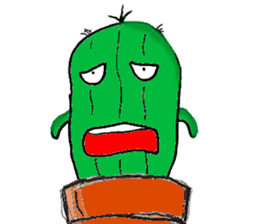 Mr. cactus sticker #5449938