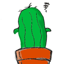 Mr. cactus sticker #5449939