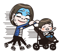 JUN KOMORI after childbirth diet sticker sticker #5449949