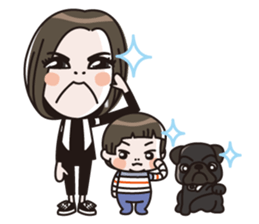 JUN KOMORI after childbirth diet sticker sticker #5449970