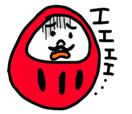 DARUMA-san. sticker #5451108