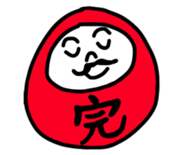 DARUMA-san. sticker #5451139