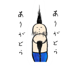 Mr. disheveled hair sticker #5451548