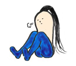 Mr. disheveled hair sticker #5451556