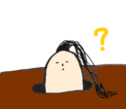 Mr. disheveled hair sticker #5451566