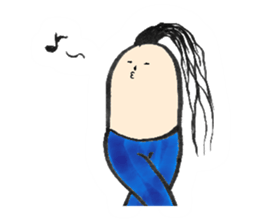 Mr. disheveled hair sticker #5451573