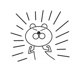 I am a white ermine. sticker #5451708