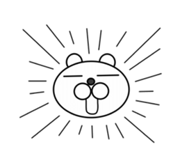 I am a white ermine. sticker #5451728