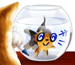 Platong The Goldfish sticker #5452382