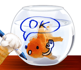 Platong The Goldfish sticker #5452384