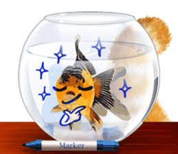 Platong The Goldfish sticker #5452386