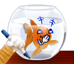 Platong The Goldfish sticker #5452388