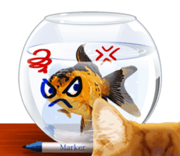 Platong The Goldfish sticker #5452390