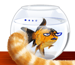 Platong The Goldfish sticker #5452391