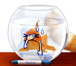 Platong The Goldfish sticker #5452392