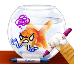 Platong The Goldfish sticker #5452397