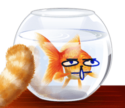 Platong The Goldfish sticker #5452403