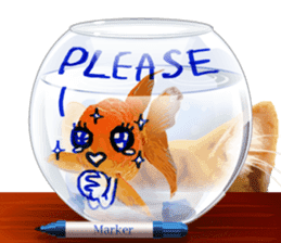 Platong The Goldfish sticker #5452416