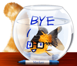 Platong The Goldfish sticker #5452419