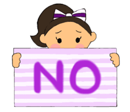 Cheerleader Sticker Purple uniform2 sticker #5453389