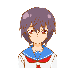 <J-Stickers>Cooldere girl