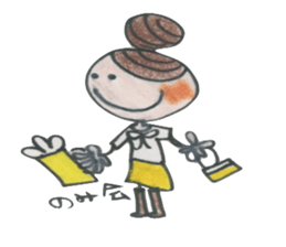 Fashionable Megu-chan Matchanchi sticker #5453804