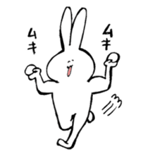 Funny face rabbit !! ver.2 sticker #5454542