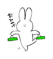 Funny face rabbit !! ver.2 sticker #5454547