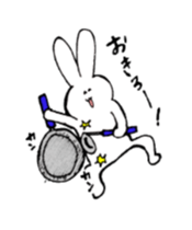 Funny face rabbit !! ver.2 sticker #5454549