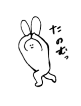Funny face rabbit !! ver.2 sticker #5454554