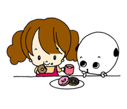 Mischievous child rin and close rokuta sticker #5454881