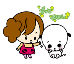 Mischievous child rin and close rokuta sticker #5454883