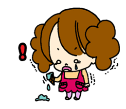 Mischievous child rin and close rokuta sticker #5454884
