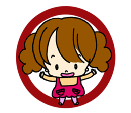 Mischievous child rin and close rokuta sticker #5454898