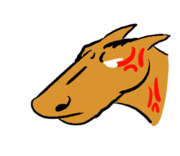 Horse every day sticker #5454951