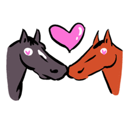 Horse every day sticker #5454974