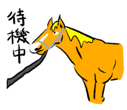 Horse every day sticker #5454975