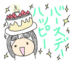 mami panda 5 sticker #5455205