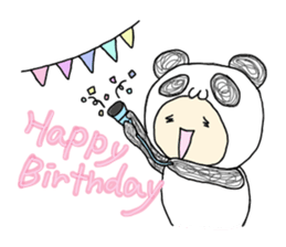 mami panda 5 sticker #5455206