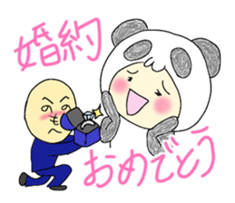 mami panda 5 sticker #5455207