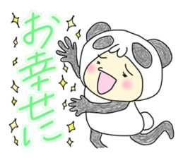 mami panda 5 sticker #5455209