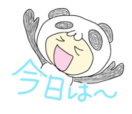 mami panda 5 sticker #5455211